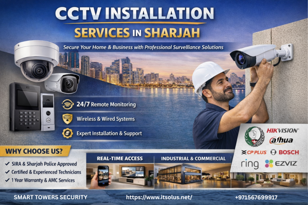 CCTV Installation in Sharjah
