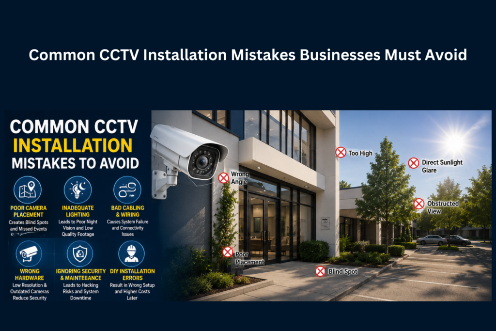 Common CCTV Installation Mistakes Businesses Must Avoid