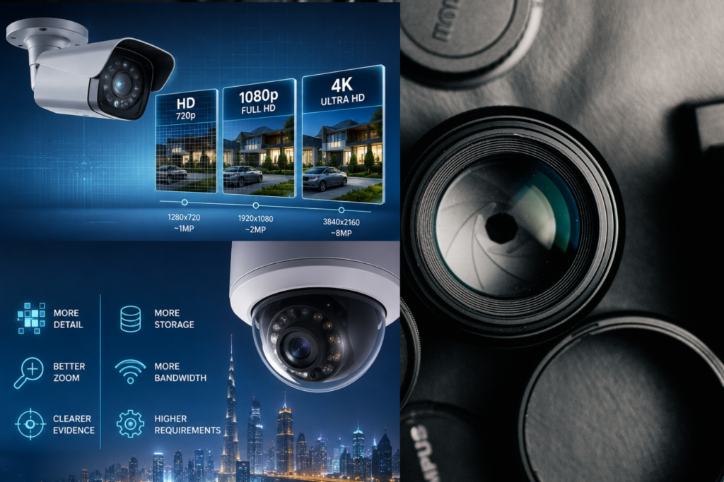 HD vs 4K CCTV Camera Resolution